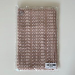 NIB Voile Chic Premium Chiffon Scarf in Nude Blush